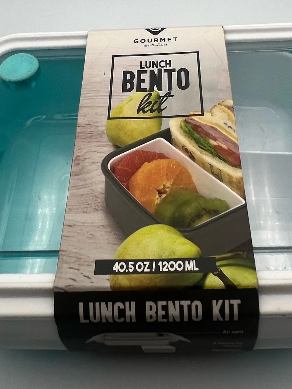 Teal Lunch Bento Kit - 1200ml
